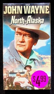 North to Alaska (1960) John Wayne 1992 VHS NOS Factory Sealed Watermarked - Imagen 1 de 6
