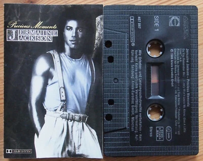JERMAINE JACKSON - PRECIOUS MOMENTS (ARISTA 407087) 1986 EUROPE CASSETTE TAPE - Image 1 of 3
