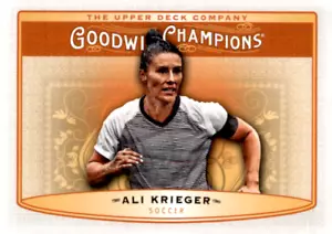 Upper Deck Goodwin Champions #72 2019 Ali Krieger - Imagen 1 de 2
