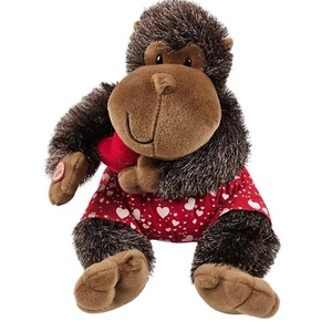 Pantalones Cortos Hallmark Boom Boom Animados Mono Gorila San Valentín Amor Corazón Rojo - Imagen 1 de 8