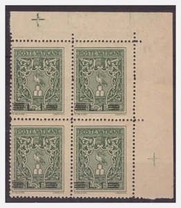 VATICANO 1945 - MEDAGLIONCINI - 1 LIRA  SECONDA TIRATURA - QUATTRO SBARRETTE  ** - Picture 1 of 1
