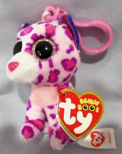 GLAMOUR - Ty Beanie Boos Clip 3" Key Chain - NEW & MINT - Picture 1 of 1