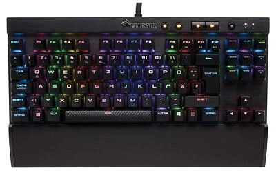 Corsair K65 Mechanische Gaming Tastatur TKL 60% Cherry MX Speed QWERTZ DE schwar - Bild 1 von 4