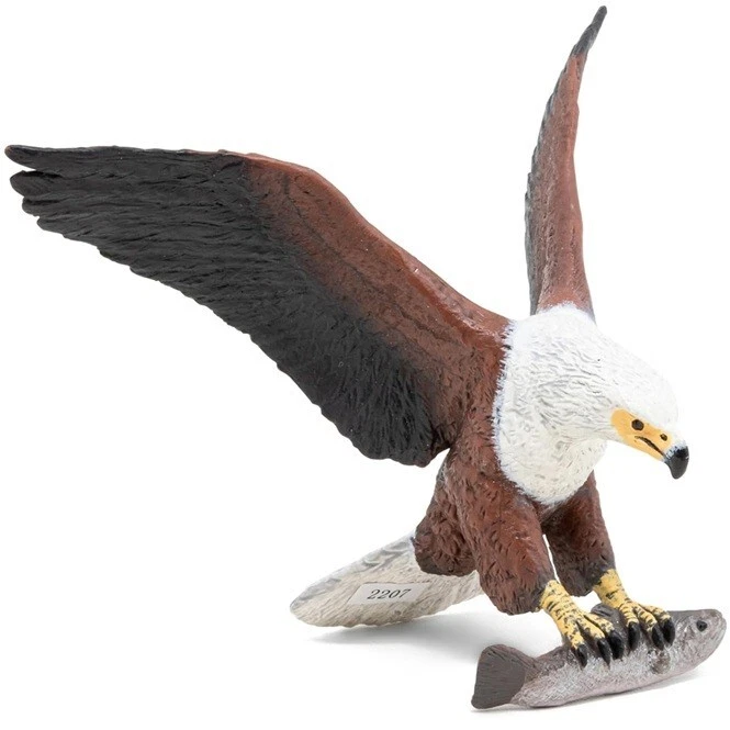 Águila pez africana - 3,5" de alto x 4" de ancho - Figuras de Papo #50282 Wild Kingdom Nuevo en caja Foto 1 de 1