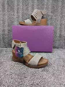 👡 New w/Box Bionica Gracen Ankle Wrap Wedge Sandals Size 7 / 38 Shoes Sneakers - Picture 1 of 14
