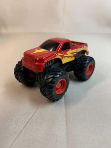 MUSCLE MACHINES MONSTER TRUCK 1/72 scale Diecast Red SNAKE BITE Pull Back Toy - Picture 1 of 10