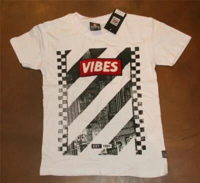 Camiseta SOUTHPOLE Niños VIBES Blanca Pequeña (8) Mangas Cortas  Foto 1 de 4