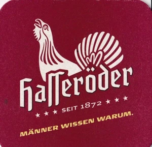 Bierdeckel Hasseröder - Anstoß nur mit Auerhahn - Bild 1 von 2