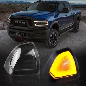 Smoked LED Side Mirror Turn Signal Lights For Dodge Ram 1500 2500 3500 4500 5500 - Picture 1 of 10