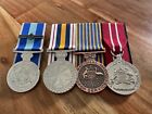 National Police, National ADM and QPM Ethical and Diligent Service Medal with 25