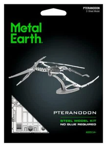 Fascinaciones Metal Tierra Dinosaurio Pteranodon Esqueleto 3D Corte Láser Hágalo Usted Mismo Modelo Kit - Imagen 1 de 7