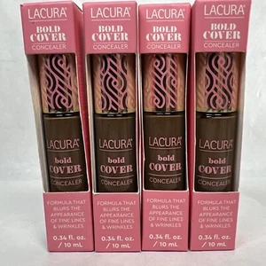 4 Lacura Bold Cover Concealer Shade #8 Medium Dark Blurs Fine Lines & Wrinkles - Picture 1 of 6