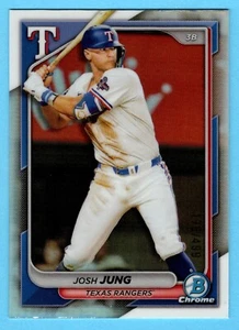 Josh Jung 2024 Bowman Chrome #99 Refractor SP 176/499 Texas Rangers - Bild 1 von 2