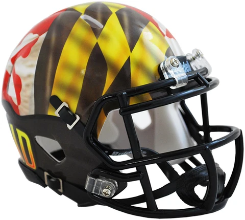 Riddell Maryland Terrapins Revolution Speed 2015 Pride Mini Football Helmet Cover