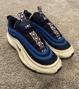 Nike Air Max 97 SE Blue Nebula 2018 size 9.5 AQ4126-400 Shoes - Picture 1 of 8