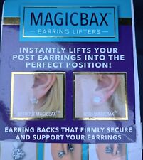 Magicbax™ SAFETY Gold Plated Sterling Silver Earring Backs Premium Heavy Duty