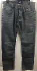 Men's Authentic Idol Jeans Gray Acid Washed Size 34x32