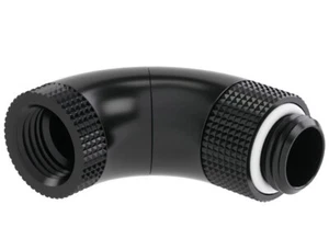Barrowch 90 Grad Schlange 3-fach rotierend G1/4" Adapter Fitting - schwarz - Bild 1 von 1