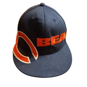 Chicago Bears Reebok 210 Fitted By FlexFit Size 6 7/8-7 1/4 Hat - Picture 1 of 7