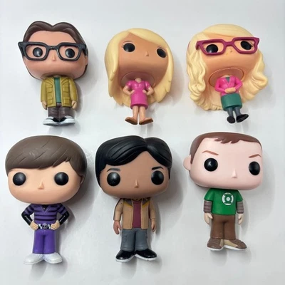 Funko Pop! Big Bang Theory Lot of 6 Leonard Penny Howard Raj Bernadette Sheldon+ - Image 1 of 4