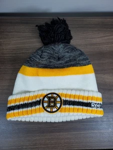 Boston Bruins Reebok Wintermütze Mütze Bommelmütze NHL Hockey Center Ice Collection - Bild 1 von 7