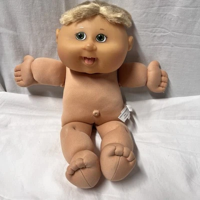 2007 Cabbage Patch Kid Messy Face Tongue Sticking Out Ice Cream Doll Boy Blonde  - Image 1 of 4