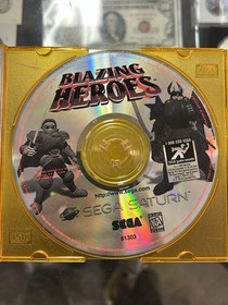 Blazing Heroes (Sega Saturn, 1996) Disc Only Authentic