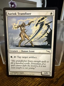 MTG Magic the Gathering Mirrodin Auriok Transfixer - Picture 1 of 2