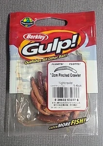 Berkley Gulp! Paquete de 14 cebo Nightcrawler Nightcrawler flotante ENVÍO GRATUITO - Imagen 1 de 2