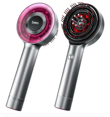 Cepillo masajeador de cuero cabelludo y cabello Breo Scalp 3 Trilogy con calor - Nuevo en caja abierta Foto 1 de 4