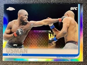 2019 Topps Chrome UFC Refractor USMAN KAMARU #14 MMA - Picture 1 of 4