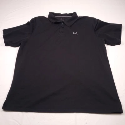 Polo Cinch Masculino L Preto SS Cowboy Rodeio Cavalo Forte Resistente Equitação - Imagem 1 de 4