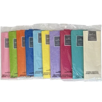 10 Hallmark Tissue Papers, Dimensions: 19.75" W x 20" H - Image 1 of 4