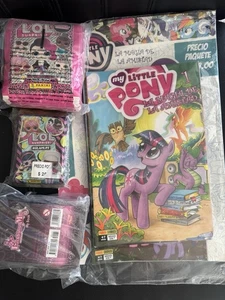 My Little Pony Panini LOL Fashion Me Sticker And Card Packs Lot - Picture 1 of 5