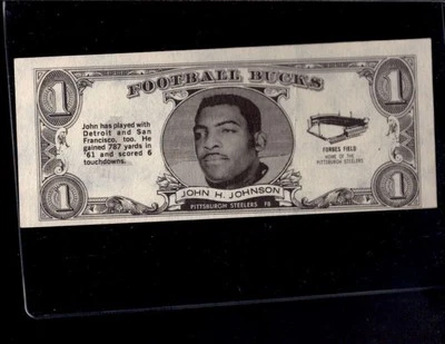 1962 Topps Bucks #48 John Henry Johnson   EXMT+ X3473511 - Image 1 of 3