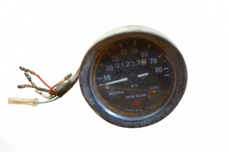 Kawasaki KE 100 G3 G4 СПИДОМЕТР SPEEDO датчик работает K148 * AH16 - Изображение 1 из 4
