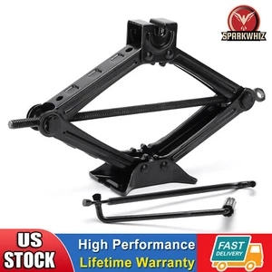 Heavy Duty 2 Ton Scissor Jack +Handle For Car Van Auto Garage Tire Change Quick - Picture 1 of 12