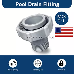 OD1.0-inch Pool Drain Fitting Adapter P6A1420 F4D019B-03B fits for Coleman Pools - Picture 1 of 6