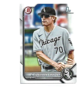 2022 Bowman Draft Chicago White Sox Jonathan Cannon 1st Bowman card