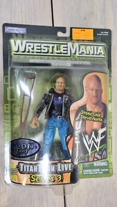 WWF WWE Jakks Stone Cold Steve Austin Wrestlemania 2000 Titantron Live - Imagen 1 de 2