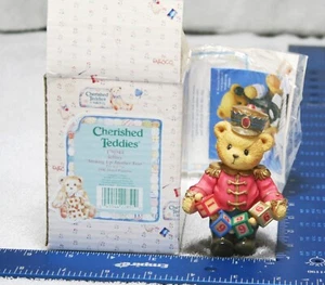 Figurina Enesco Cherished Teddies JEFFREY #176044 CHE COLPISCE UN ALTRO ANNO - Foto 1 di 7