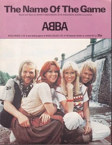 Partituras The Name Of The Game - Abba - 1977 - Imagen 1 de 1