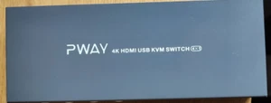 Commutateur KVM HDMI 4K 4 voies PWAY - Photo 1/3