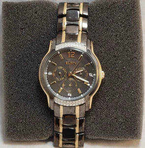 Elgin FG1508 Men's Watch Japan Movement Steel Water Resistant Two-tone - Picture 1 of 9