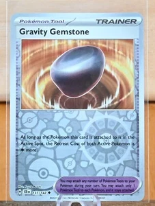 JCC Pokémon: Piedra preciosa de gravedad - 137/142 - Holograma inverso - Corona estelar - Casi nuevo - Imagen 1 de 2