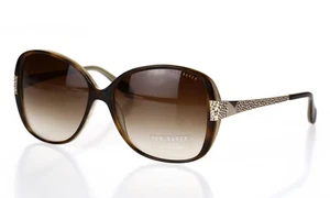 Ted Baker B588 Womens Round Tortoise Bone 58mm Sunglasses 124477 - Picture 1 of 6