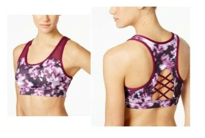 Sujetador deportivo entrecruzado espalda impacto medio estampado desenfoque bayas XS IDEOLOGÍA $34 - NUEVO CON ETIQUETAS Foto 1 de 2