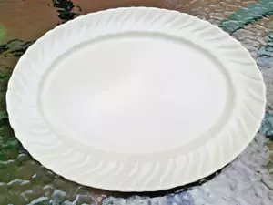 Franciscan Ware Oval Platter Coronado Swirl 13" x 10" Thanksgiving 1938-1939 Vtg - Picture 1 of 10