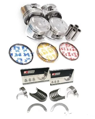 Juegos de rodamientos de anillos de pistón KING APTOS PARA 97-98 2,0 L Honda CR-V B20B4 DOHC 16V Foto 1 de 4