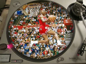 Michael Jordan, The Alan Parsons Project Eye In The Sky 12" PICTURE DISC NBA LP - Picture 1 of 4